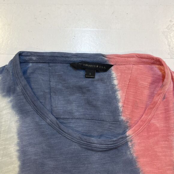 JOHN VARVATOS USA HARRISON DESIGNER TIE DYE TEE T SHIRT Mens S - Picture 4 of 5